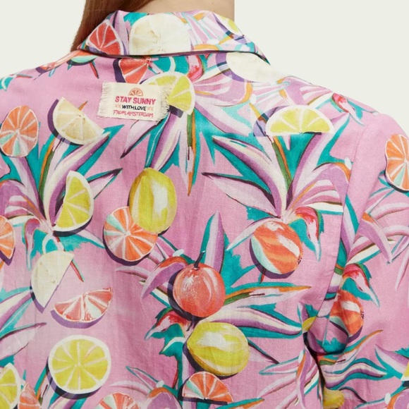 Camp shirt & High rise casual printed shorts set - Picture 10 of 16